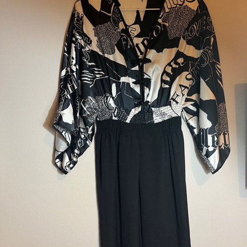 Women's dress new, suitable for godmother and evening wear, size L