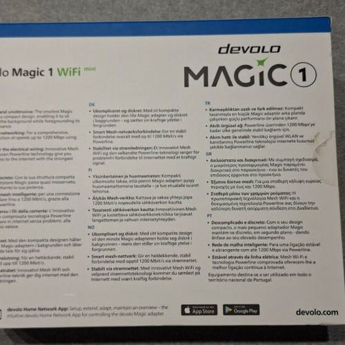 Devolo Magic 1 Powerline triple kit with Wi‑Fi 4 and Ethernet port