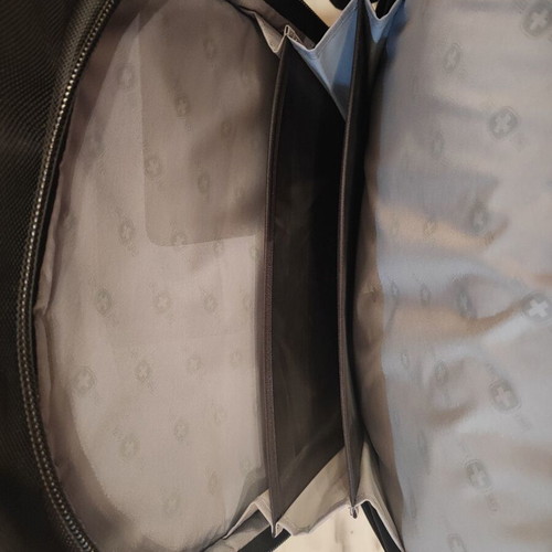 Wenger backpack new, black and gray with laptop compartment