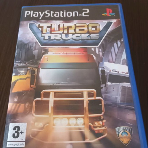 Turbo Trucks PlayStation 2 game slightly used with manual