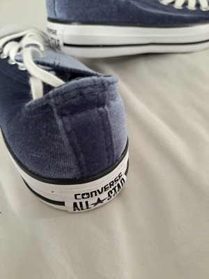 Converse All Star βελούδινα παπούτσια καινούργια, μέγεθος 38, μπλε