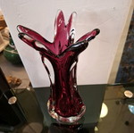 Vintage Murano glass vase like new, 70s