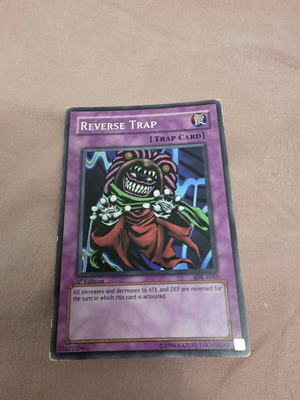 Reverse Trap 1st edition used Yu-Gi-Oh! card