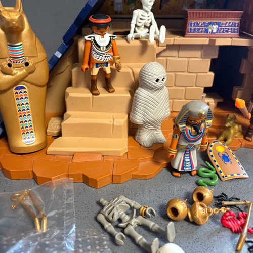 Playmobil Egypt used, pyramid with figures and accessories