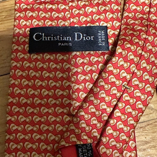 Christian Dior tie like new, red