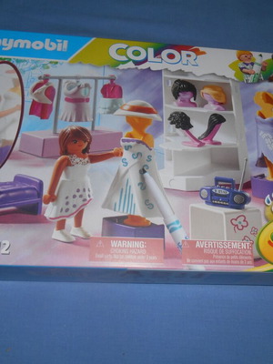 Playmobil 71373 Color wardrobe new with markers