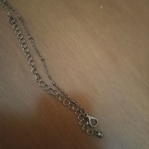 Jewelry set used with necklace and two rings with cherries and strawberry