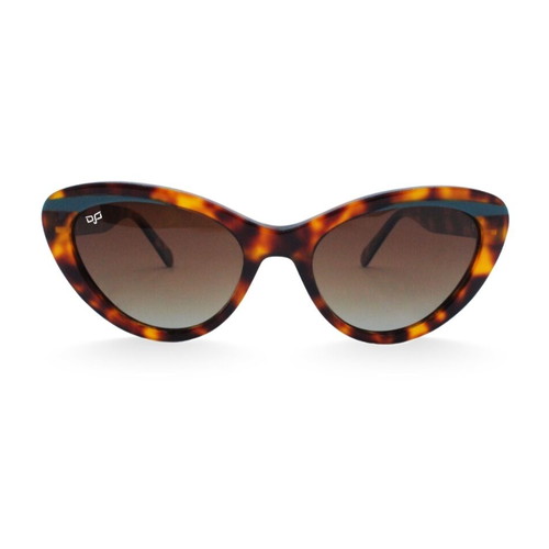 Ojo Sunglasses new women's butterfly style with brown lenses