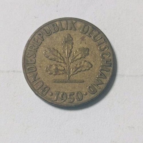 Νόμισμα 5 pfenning μεταχειρισμένο 1950 G
