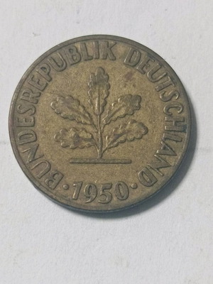 Νόμισμα 5 pfenning μεταχειρισμένο 1950 G