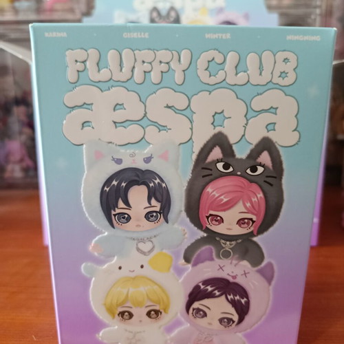 Popmart Fluffy Club Aespa K-pop plush pendant