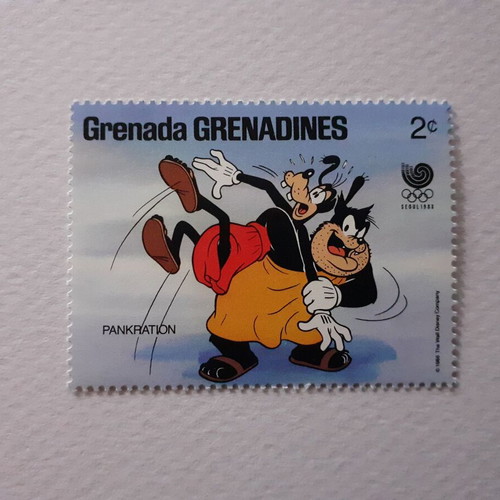 Disney Seoul Olympics 1988 Stamps Set 6 new