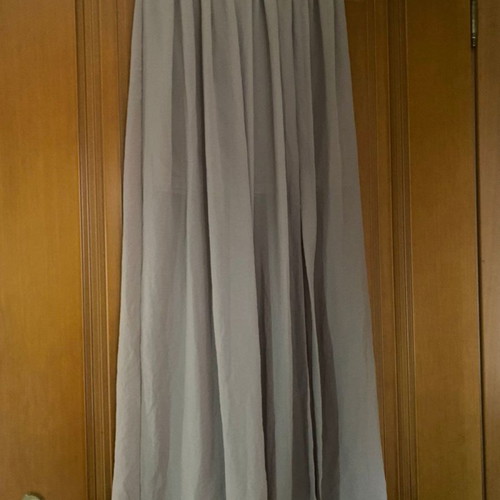 Long airy skirt used, size small, sand color with front slit