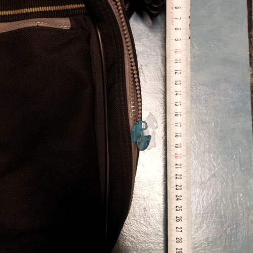 Delsey laptop bag briefcase like new, black and turquoise