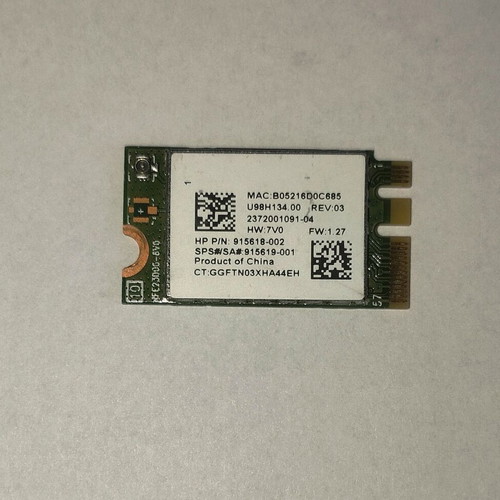 Realtek RTL8723DE wifi card for laptop like new