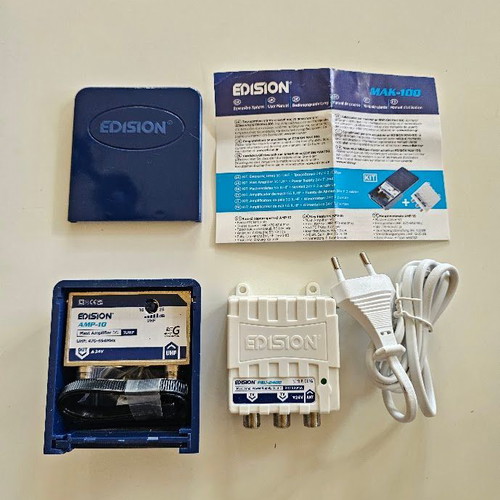 EDISION MAK-100 Kit UHF Antenna Amplifier with 24V Power and LTE/5G Filter