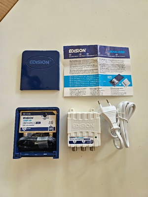 EDISION MAK-100 Kit UHF ενισχυτής κεραίας με τροφοδοσία 24V και φίλτρο LTE/5G