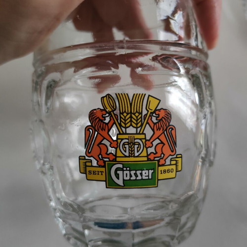 Gösser Beer Glass 300ml like new, vintage 90s