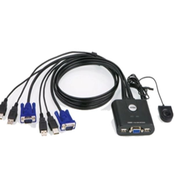 Καλώδιο KVM Aten (CS22U) - 2 θυρών VGA, με Remote Port Selector