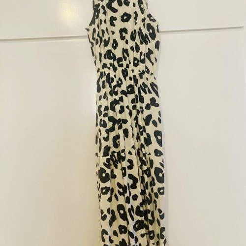 Animal Print Dress Trendyol size Small like new, black and beige