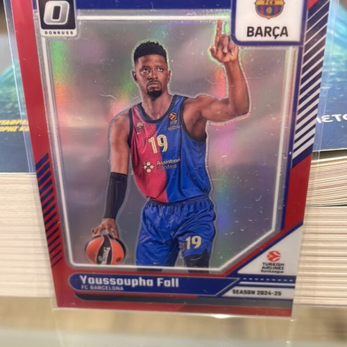 Youssoupha Fall basketball cards like new, numbered 74/99 and 82/99