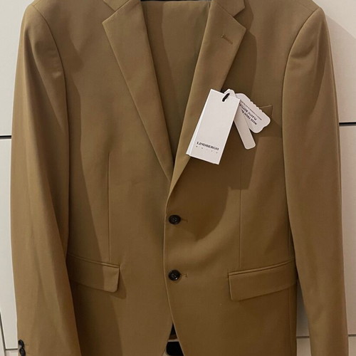 Lindbergh Slim Fit Suit brand new, khaki/brown jacket and trousers