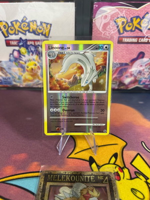 Pokemon карта Linoone reverse holo от комплекта Great Encounters като нова
