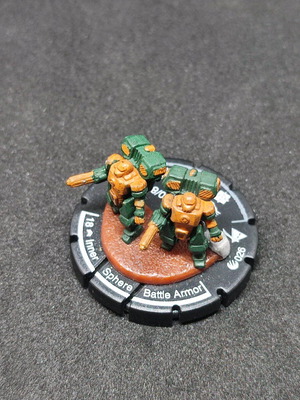 Mechwarrior Inner Sphere Battle Armor #026 Veteran like new