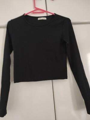 Μπλούζα γυναικεία μαύρη Pull and Bear L σαν καινούργια με ελαστικότητα