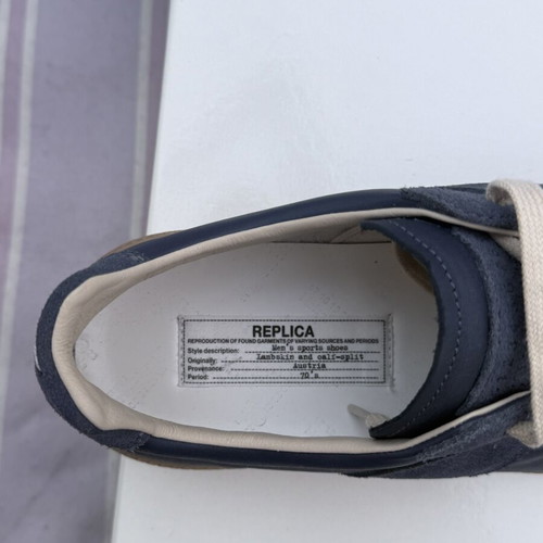 Maison Margiela Navy Gats shoes new, casual style, size 45.5-46