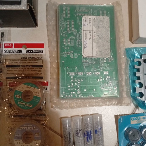 Electronics repair and BGA rework soldering kit like new, NOS components