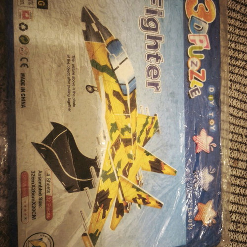 3D puzzle fighter used with damages