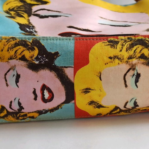 Andy Warhol bag used, hand-held, collectible Philip Treacy London