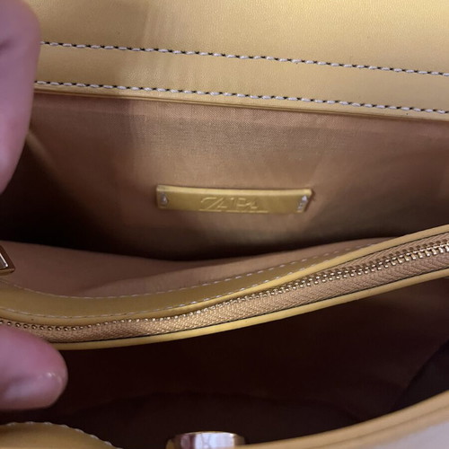 Zara yellow women's handbag like new