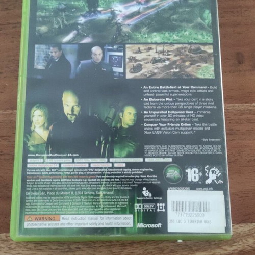Command and Conquer Tiberium Wars Xbox 360 game used, English version