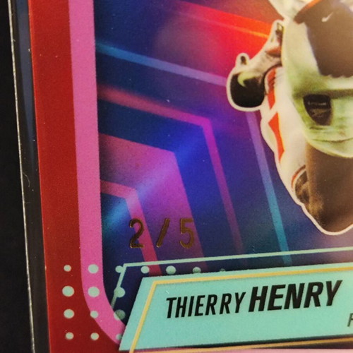 Thierry Henry Prized Footballers Topps Finest UCC 2025-26 card like new
