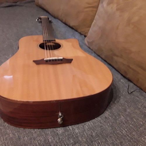 Washburn Electroacoustic Full Solid Guitar with Fisman Preamp and Microphone