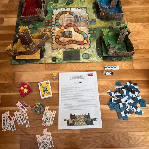 Board game Castles and Siege used, strategy game