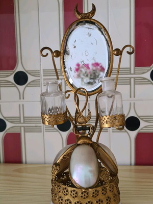 Antique decoration used with wear due to age