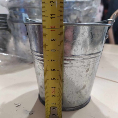Metal Buckets vintage style, pack of 20, 15 new
