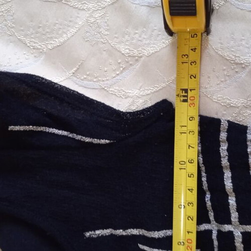 Rectangleblanc dress like new, black and silver, size S