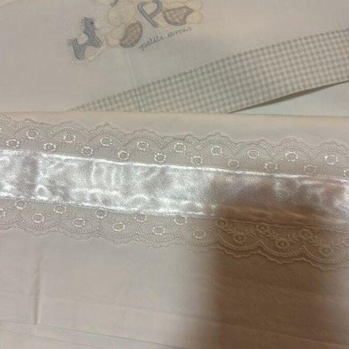 Hand-Embroidered Baby Crib Sheets set of 10 like new