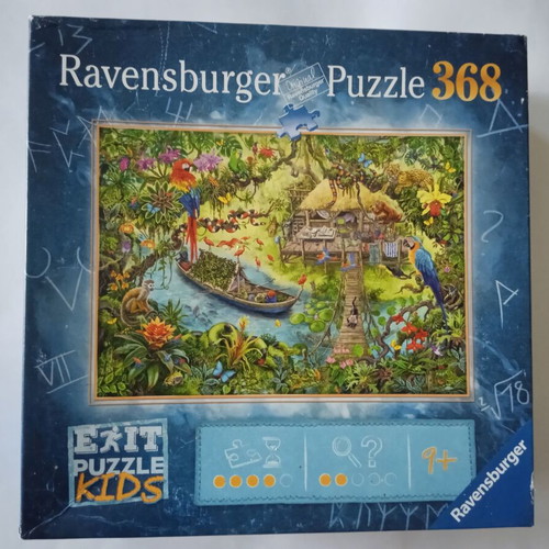 Ravensburger EXIT Puzzle Kids Jungle Expedition 368 pieces used