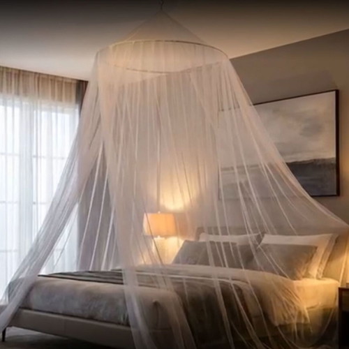 Sekey Mosquito Net for Double Bed New, White Mesh