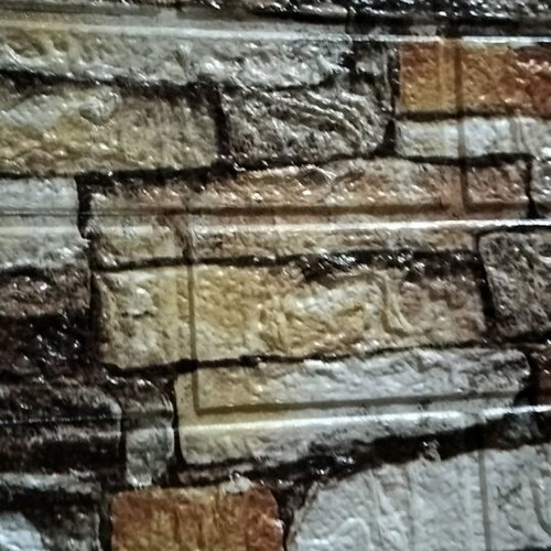 Self-adhesive insulation stone new, 35×35 cm, 3-4mm thick