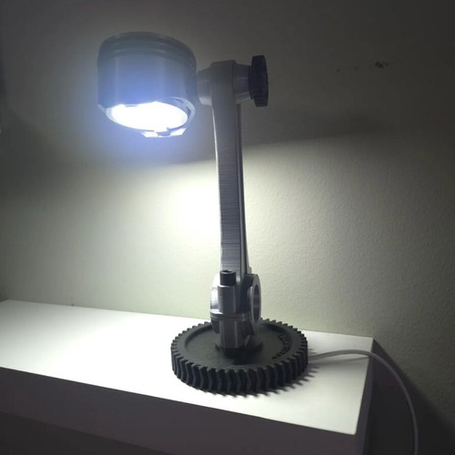 Piston and connecting rod lamp new modern USB LED table light