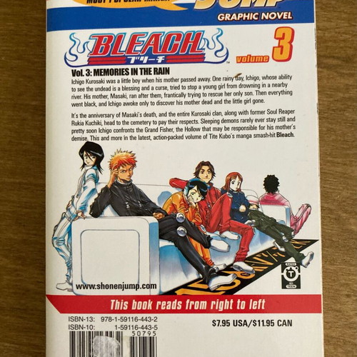 Bleach Vol.3 like new, English language