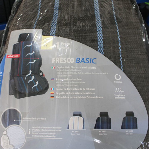 Lampa Platochair Fresco-Basic natural straw black/blue new