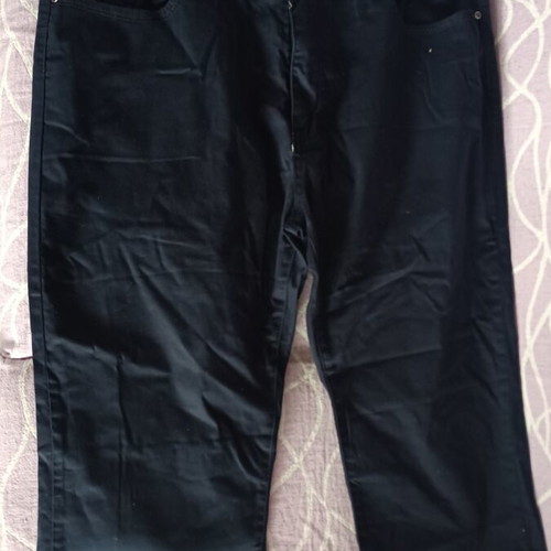 Pants dark blue gabardine size L 40 12 new