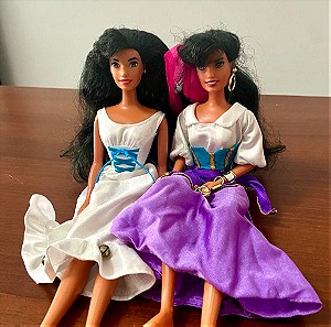 2 Κούκλες Esmeralda vintage - Σετ